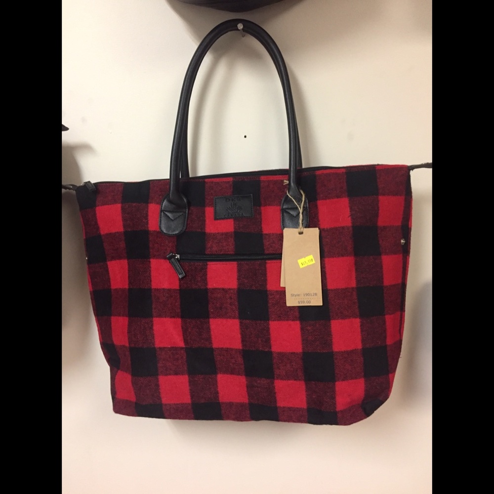 🌟Buffalo Check Weekender Bag